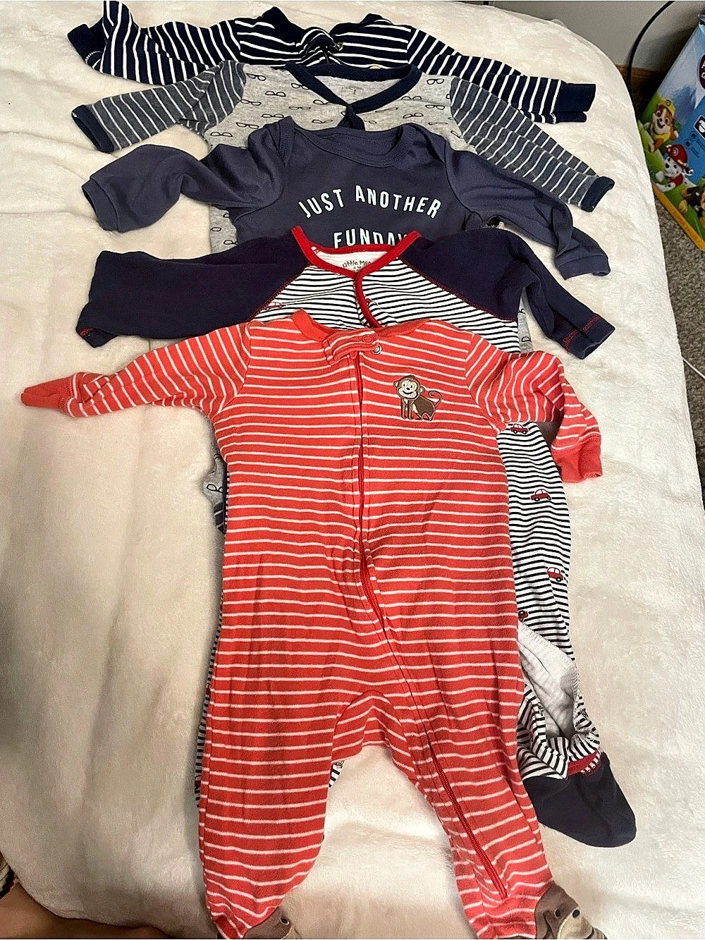 Baby Striped Footies Bundle